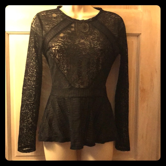 bcbg long sleeve top